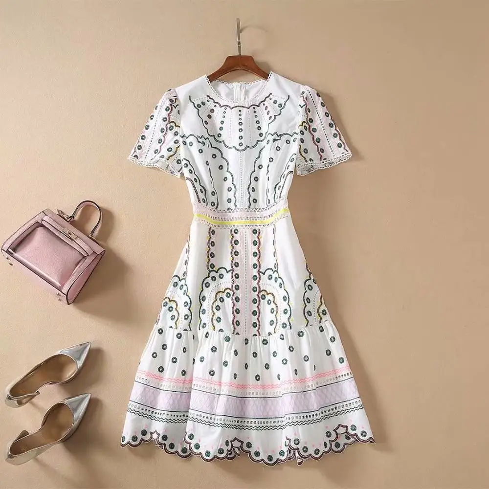 Новые европейские и американские женские платья на весну 2020 модное белое платье