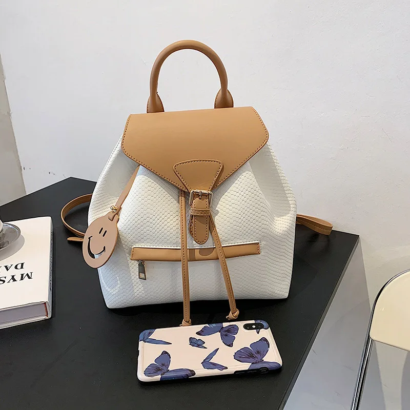 

Fashion Ladies Backpack 2021 Summer New Multifunctional Women's Single Shoulder Bag High Quality PU Leather All-Match Backpacks