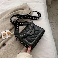2022 new fashion pu leather crossbody bags women shoulder bag simple style female handbags and purses ladies messenger bag