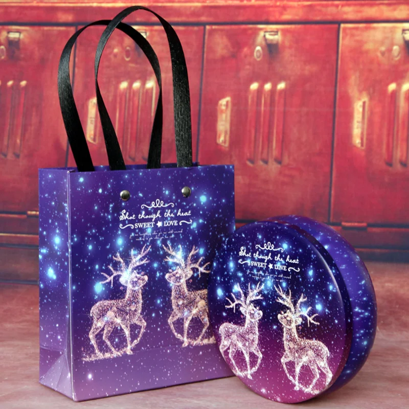 Новая модная металлическая коробка для конфет на день рождения свадьбы цветов