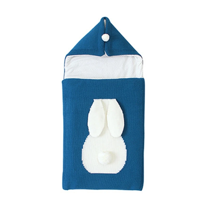 

Baby Stroller Footmuff Sleeping Bag Knitted Envelopes Autumn Winter Sleepsack U50F