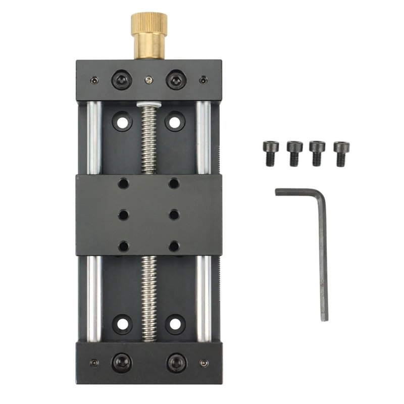 

Ganwei Adjustable Angle Aluminum Alloy Precision Slide Table Linear Sliding Positioning Fixture Jig Platform With Bottom Plate