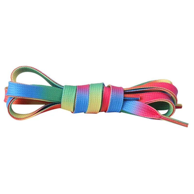 Разноцветные спортивные шнурки для кроссовок обуви плоские Спортивные