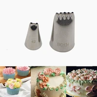 1pcs two five hole lines drawing nozzles stave sheet music cake baking decorating tools noodles pastry icing piping tips