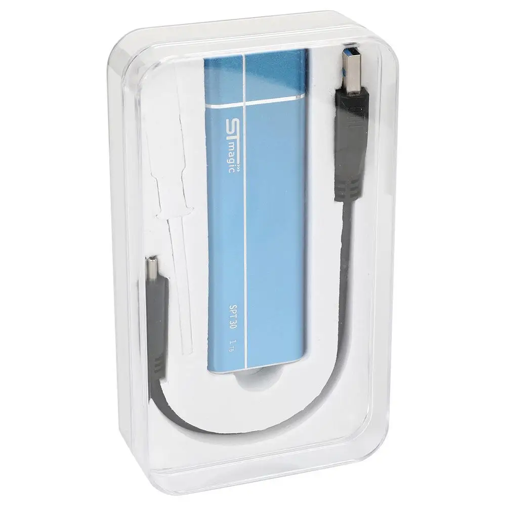 STmagic SPT30 256 ГБ 512 1 ТБ мини Портативный M.2 SSD USB3.1 Тип C внешний твердотельный