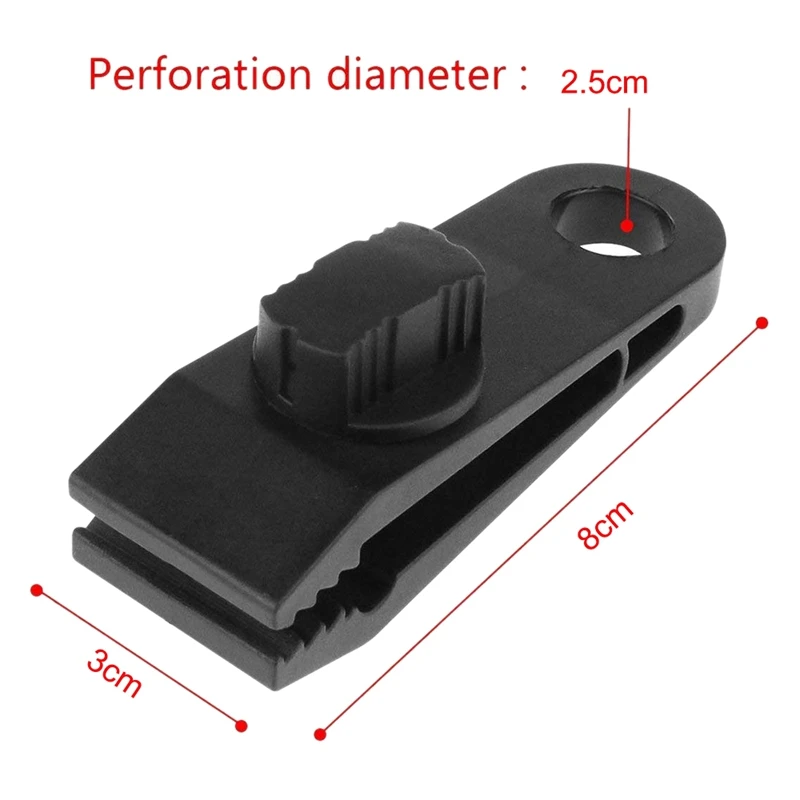 12 шт. сверхмощные многофункциональные зажимы для брезента с винтом большого