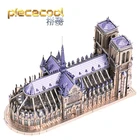 3D металлические пазлы, собор Нотр-Дам, парижский собор, строительные модели, подарочные пазлы, игрушки для детей