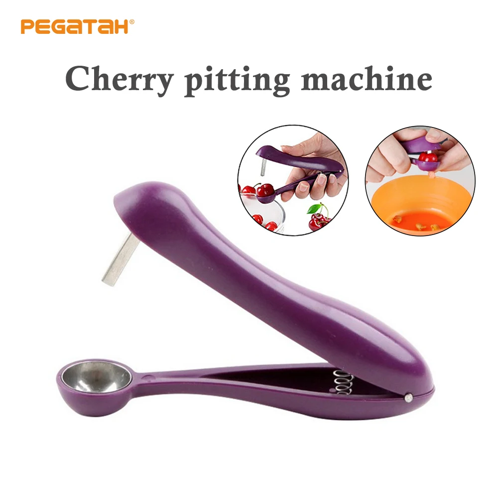 

Cherry Pitter Plastic Fruits Tools Fast Remove Olive Core Seed Remover Enucleate Keep Complete Kitchen Gadgets Accessories