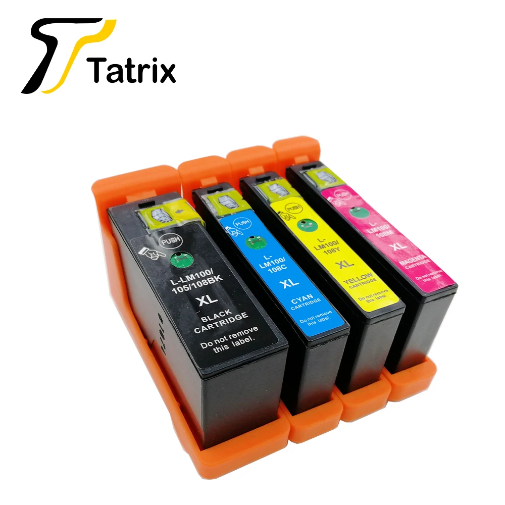 Tatrix совместимый с LM100 LM105 LM108 чернильный картридж для Lexmark S301 302 305 S405 409 S505 S605 S308 S408