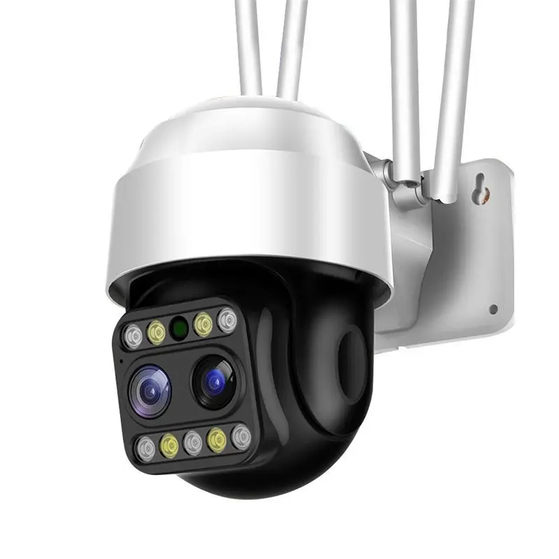 

Security Camera Protection Dual-Camera Lens Street Smart Home Outdoor HD Wifi IP Video Surveillance Camera CCTV Monitor