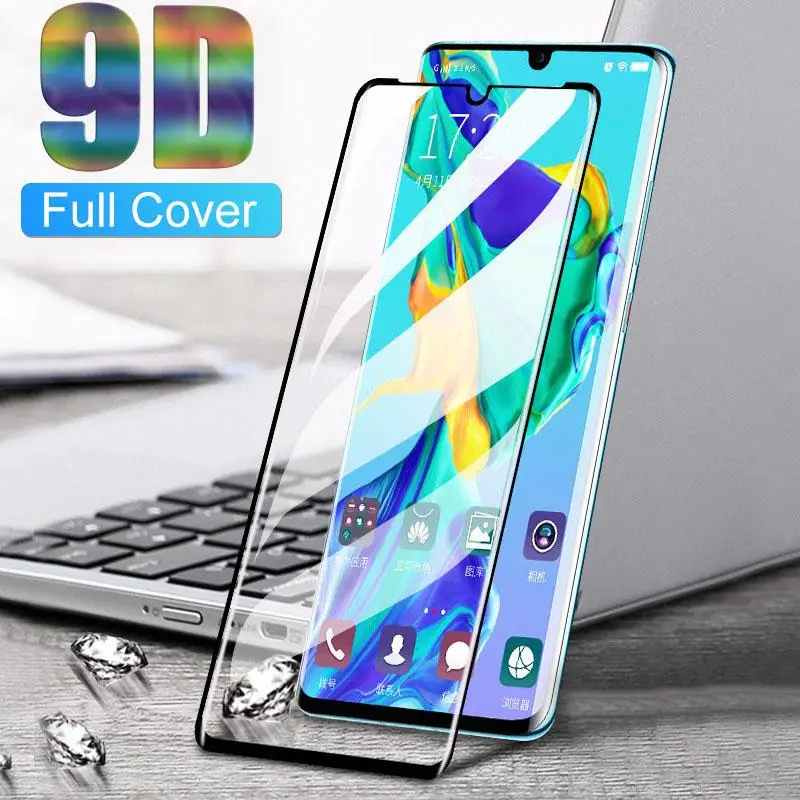 Изогнутое закаленное стекло с полным покрытием для Huawei Honor 9x 10i 20i 8C 8X 8A Защита