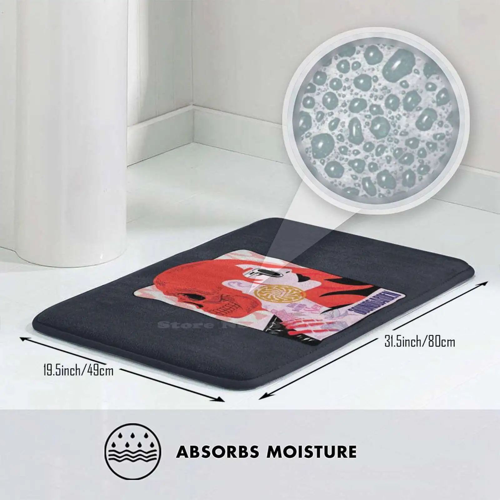 Большой мягкий коврик для ног товары комнаты ковер гранж-браслет osлав Крис