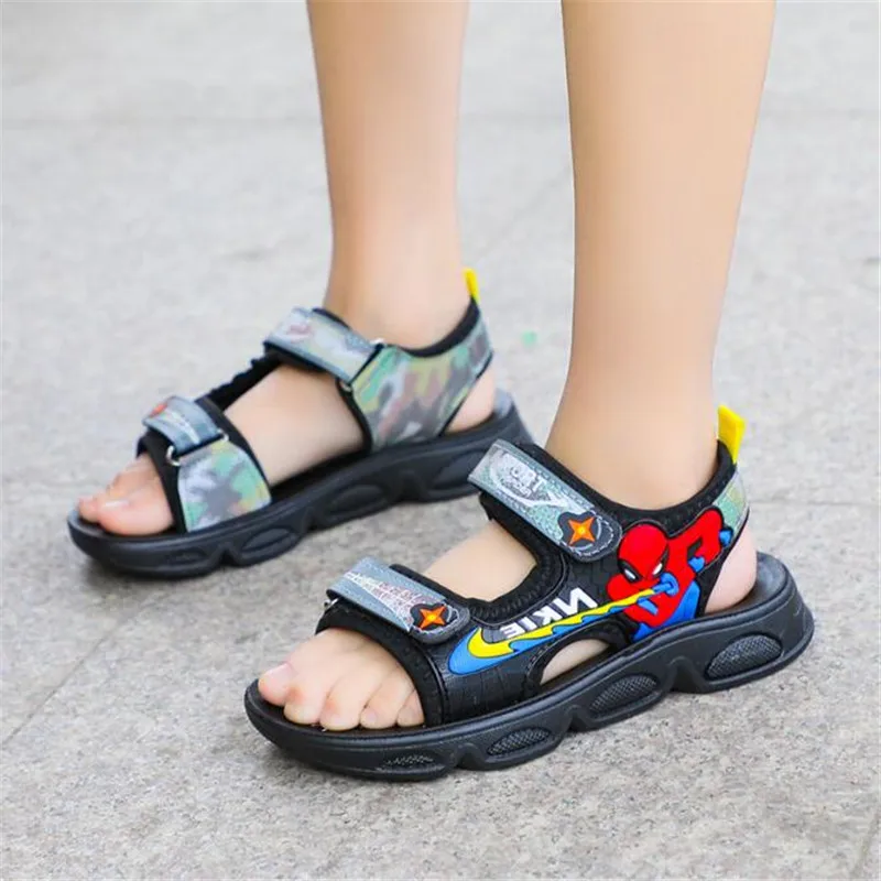 

2021 Summer Boys' sandals boys' sportswear sandals students' leisure soft soled non slip light open toe children's sandals