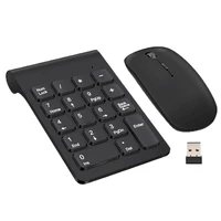 2 4g numeric keypad wireless financial keypad with mouse 18 keys number pad portable silent financial accounting keyboard