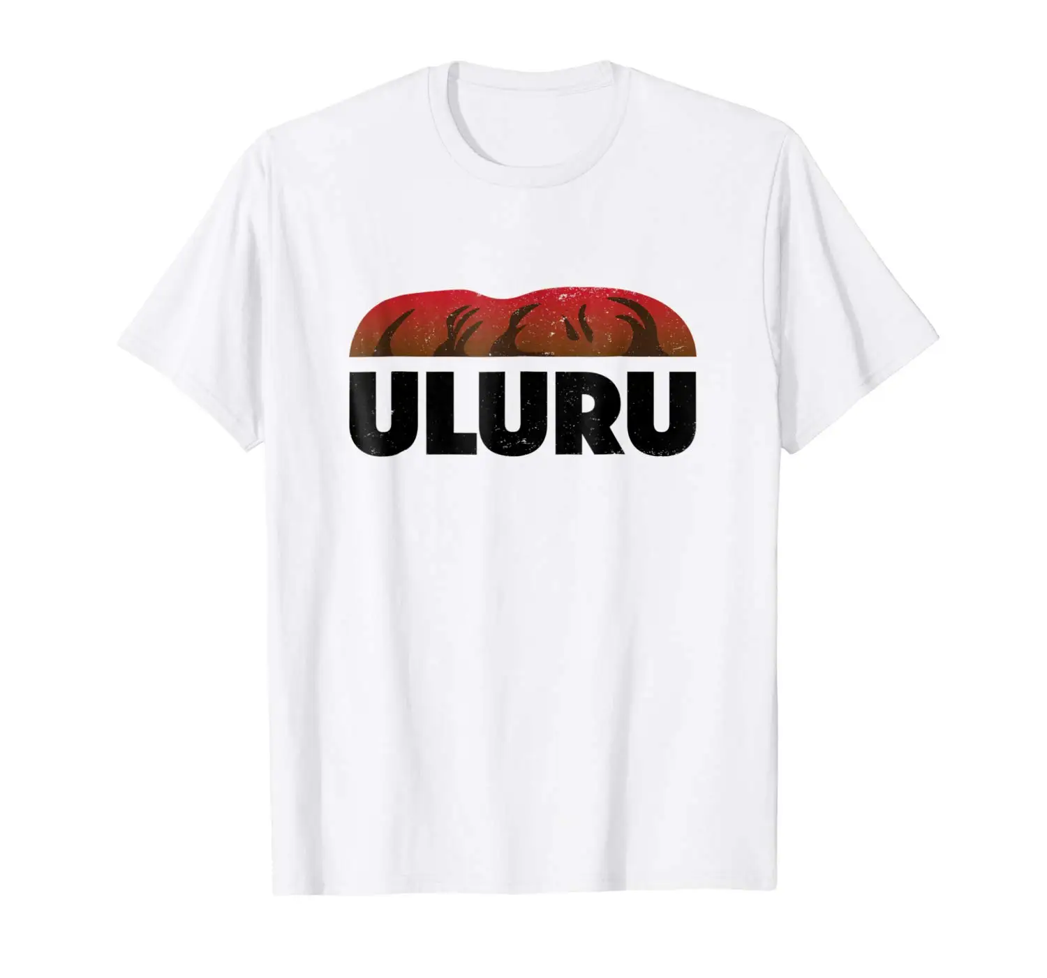 

2019 Fashion Men T shirt Uluru T Shirt summer personality