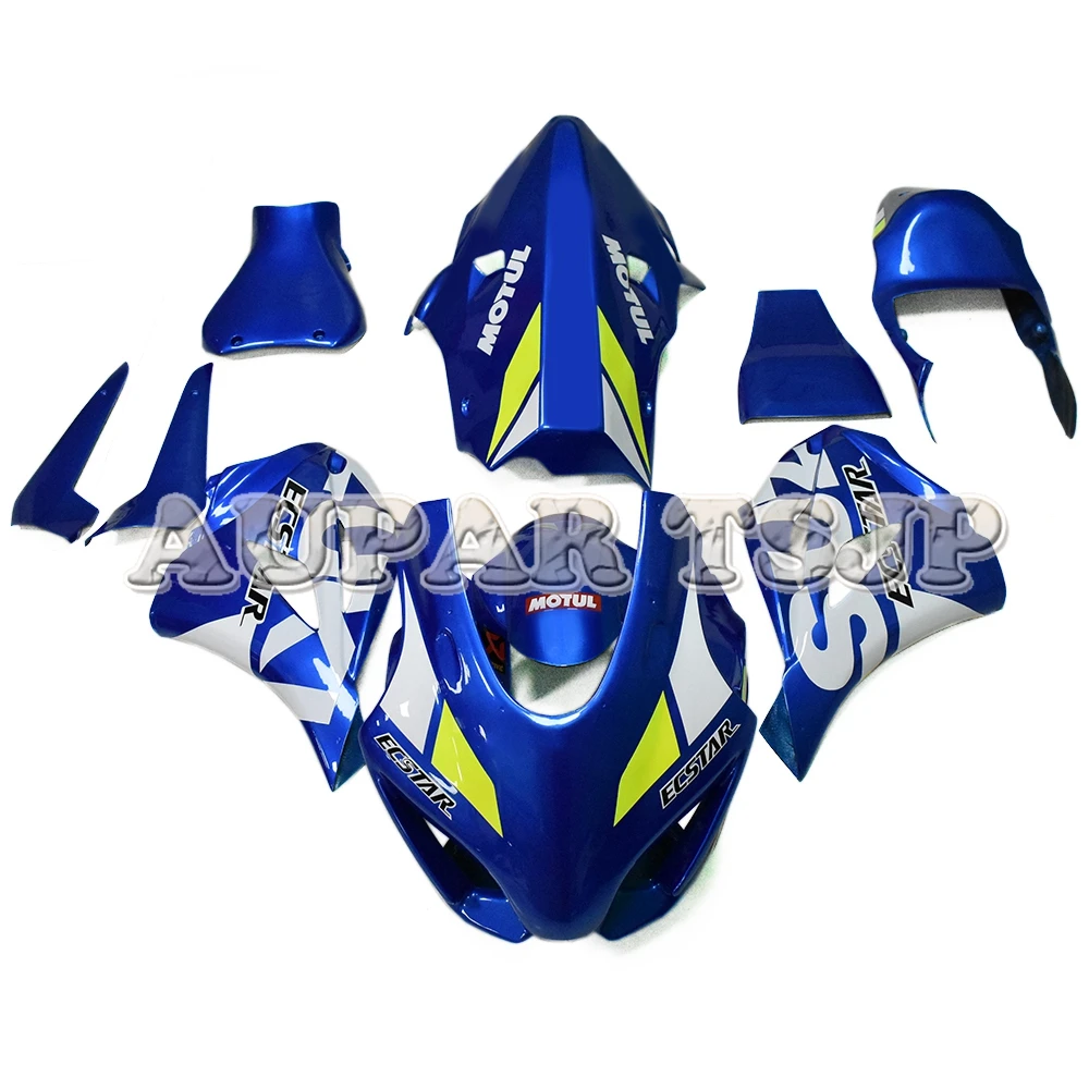 

Blue Fiberglass Racing Motorbike Body Kit Cowlings For Suzuki GSXR1000 2017 2018 2019 17 18 19 gsxr1000 Racing Fairing Kits