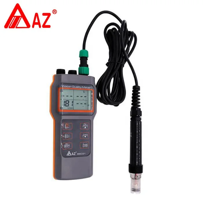 

AZ Water Quality meter Dissolved Oxygen Tester PH Meter DO Meter, Conductivity Salinity Meter AZ86031