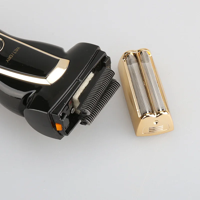 Kemei Мужская аккумуляторная бритва возвратно-поступательные триммеры для бороды