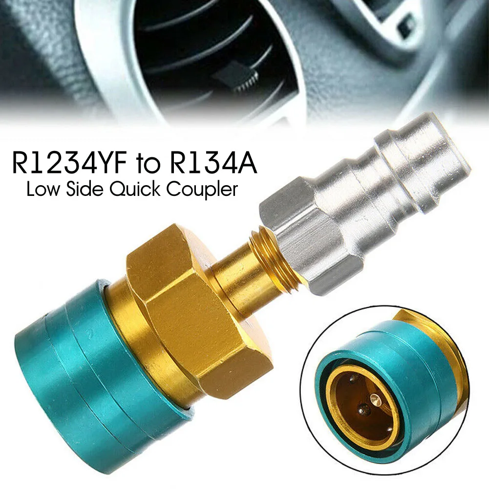 R1234yf To R134a Low Side Quick Coupler Hose Adapter Fitting Connector Car Air Conditioner Accessories