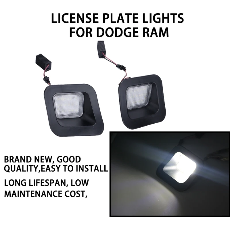 2 шт. светодиодный светильник номерной знак Canbus для Dodge Ram 1500 аксессуары 2500 3500 2018 2017 2016 2015 2014 2013 2012 2003