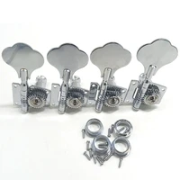 4r opened electric bass guitar tuning pegs machine heads tuners for bass chrome bass guitar accessories