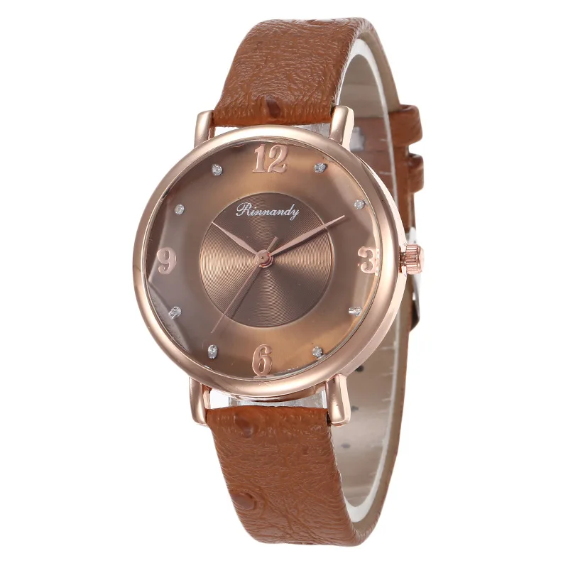 

100 pcs/lot European and American fashion leisure sports women's watch student gift small water drill fashion watch