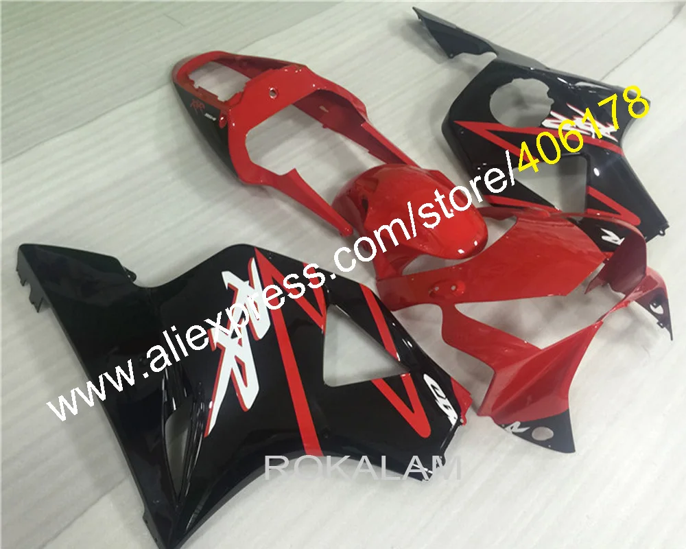 Лучшая цена для Honda CBR900RR CBR954 CBR 900 954 RR 2002 2003 черно-красный мотоциклетный комплект