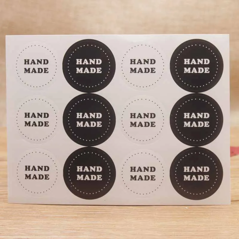label as pic 100 шт. новые рождественские подарки этикетки DIy цветочный узор спасибо клейкая наклейка этикетки ручной работы этикетки для хлебобулочных изделий - Цвет: label as pic