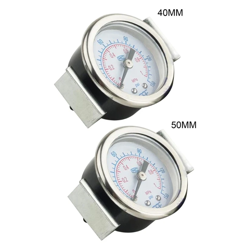 0 ~ 1.0MPa 150psi металлический манометр с кронштейном тип панели двойной масштаб