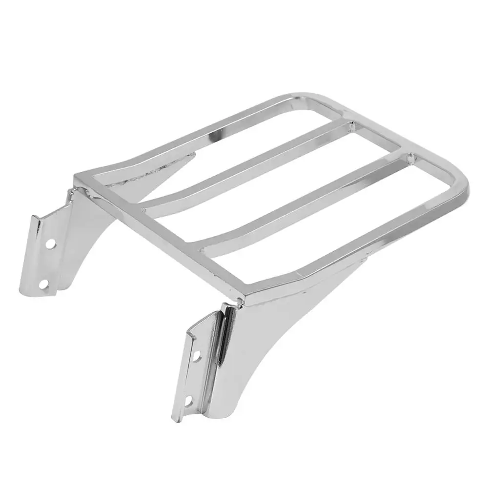 Хромированный съемный задний багажный стеллаж для мотоцикла Harley Sportster Softail Dyna