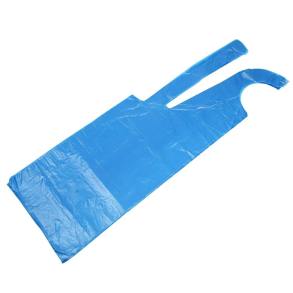 

100pcs Waterproof Disposable Aprons PE Cleaning Oil-proof Sanitary Tattoo Apron Clothes for Women Men Home Kitchen Cooking Apron