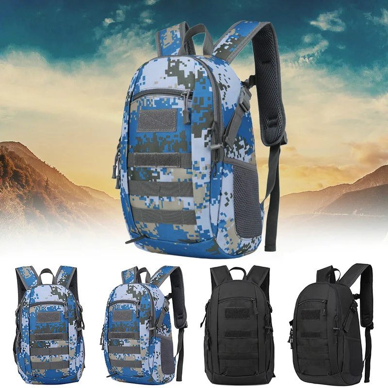 

Kids Camouflage Small Shoulder Waterproof Wear Resistant Outdoor Travel Bag EDF88
