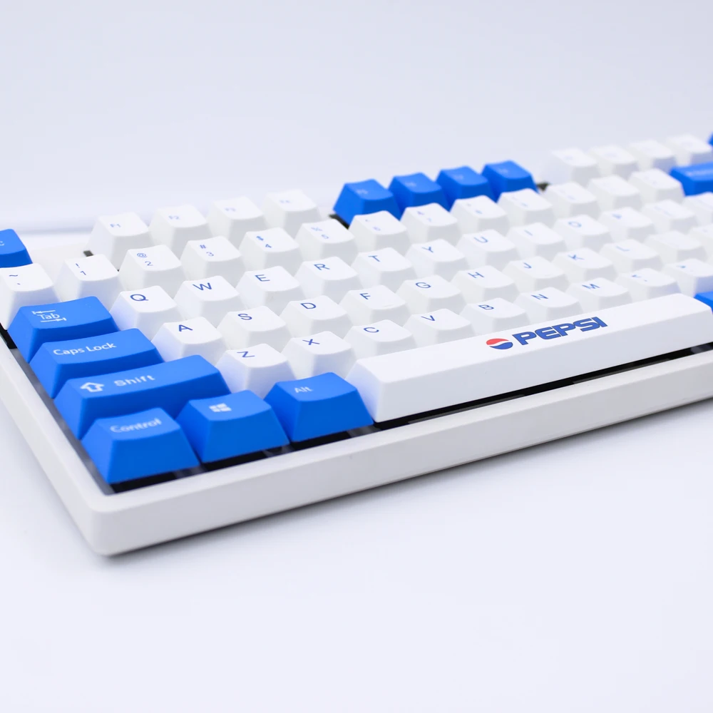 MP краситель-сублимированный PEPSI keycap 87/108 клавиш толстые клавишные колпачки pbt выключатель MX Cherry/NOPPOO/Флик механическая клавиатура колпачка