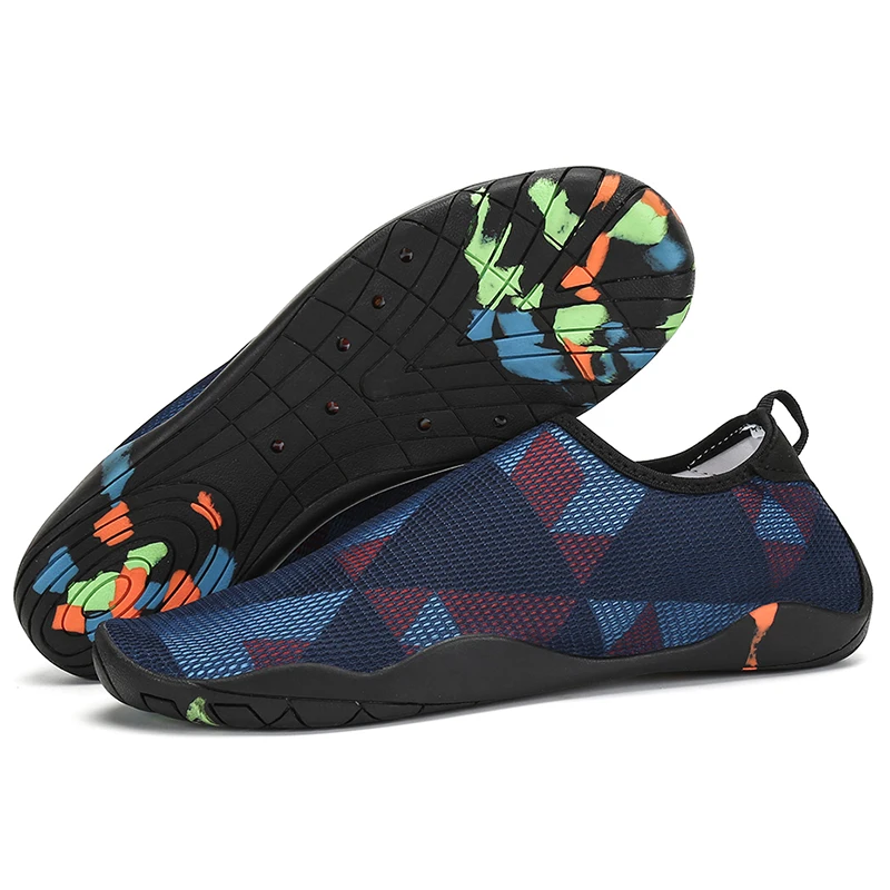 Мужские и женские кроссовки Aqua Shoes летние пляжные шлепанцы обувь для плавания