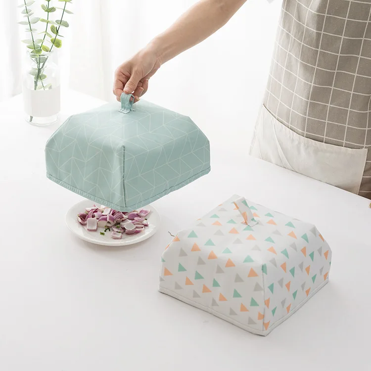 

1pc Home Folding Food Cover Anti-Dust Cover Food Insulation Cover Kichen Tool