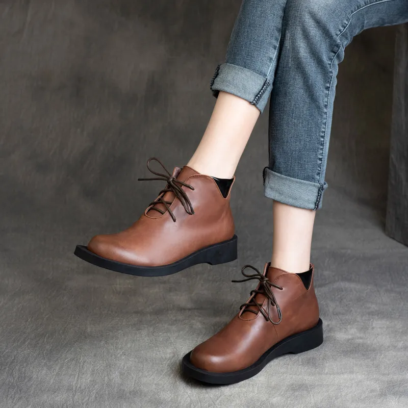 

Fashion Boots Women Brand 2021 Women Shoe Comfortable Round Party Women's Boots Flat Casual Footwear