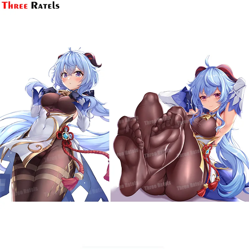 

Противоударная Автомобильная наклейка Three Ratels A240 Varisized Genshin, Солнцезащитная наклейка, Водонепроницаемый виниловый материал, устойчивый к ца...