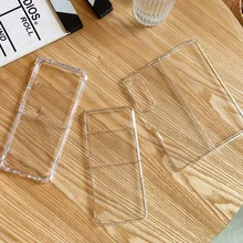 2021 For Samsung Galaxy Z Fold 3 5G Case Clear Transparent PC Hard Protection Phone Back Cover for Samsung Z Fold3 2 Flip 3 5G