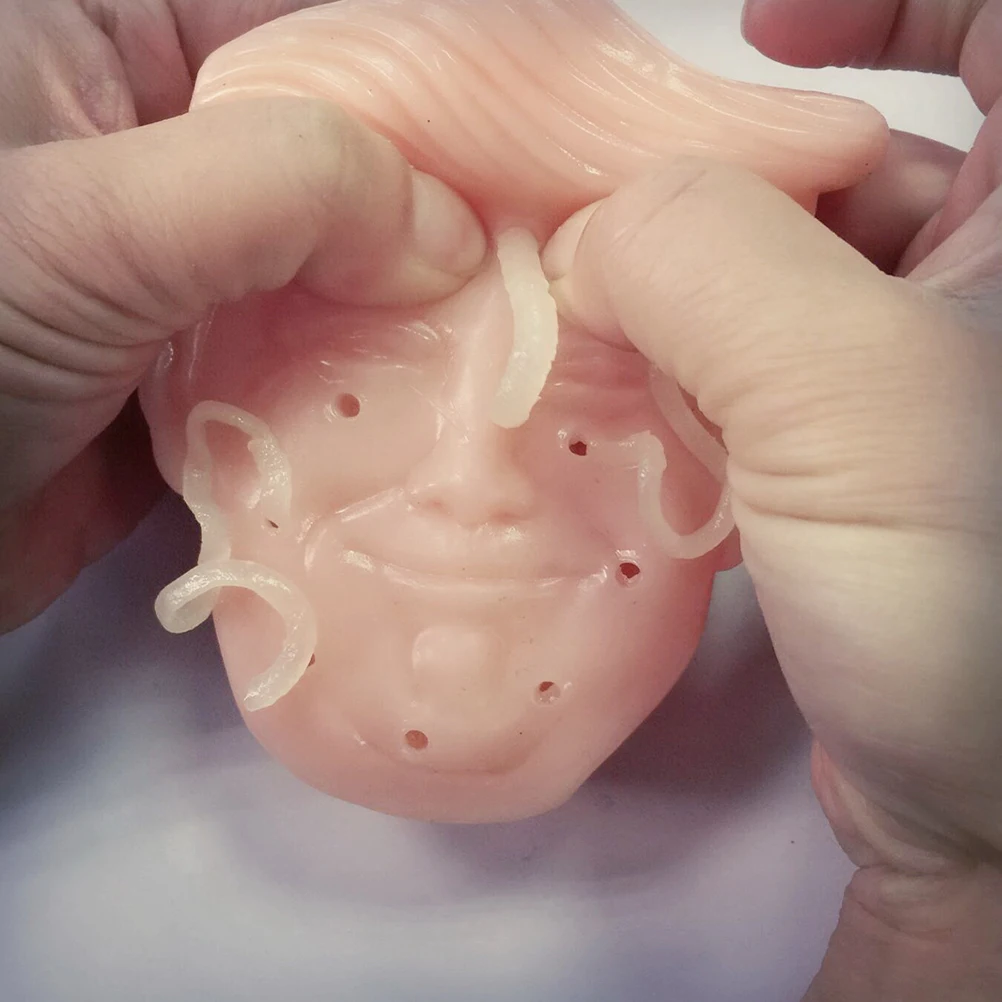 Забавная игрушка для сжимания Акне на лице акне персиковая снятия прыщей и