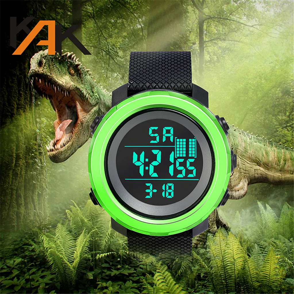 Модные высококачественные мужские водонепроницаемые электронные часы серии 30 м