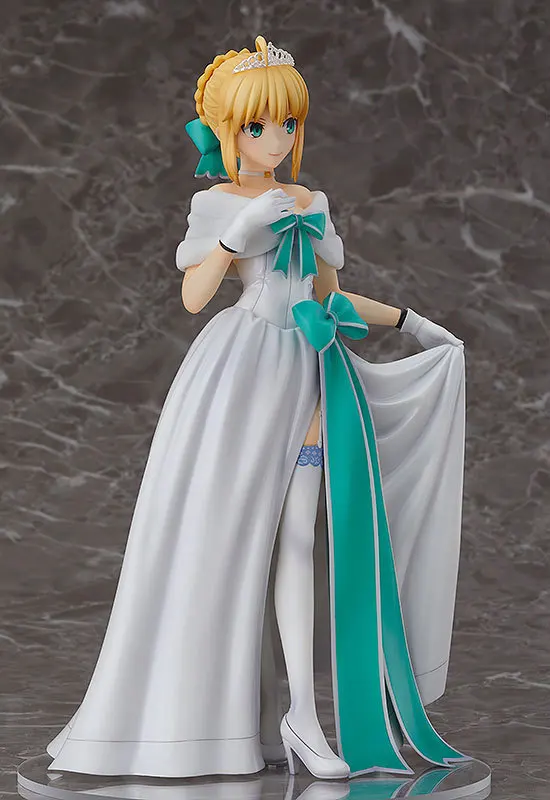 

24cm Fate/Grand Order SABER Anime Figure Altria Pendragon Heroic Spirit Formal Dress Action Figure Adult Collection Doll Toys