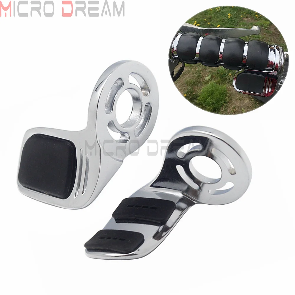 Регулятор дроссельной заслонки удобные резиновые Грипсы для круиз контроля Harley