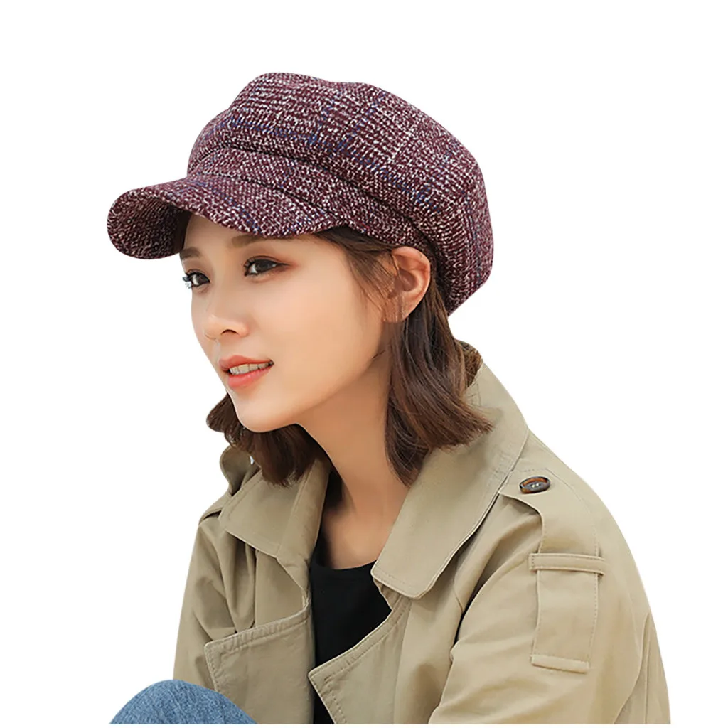 Шапки 2020 весна зима новая дамская шапка осень и теплая Мода шерсть берет