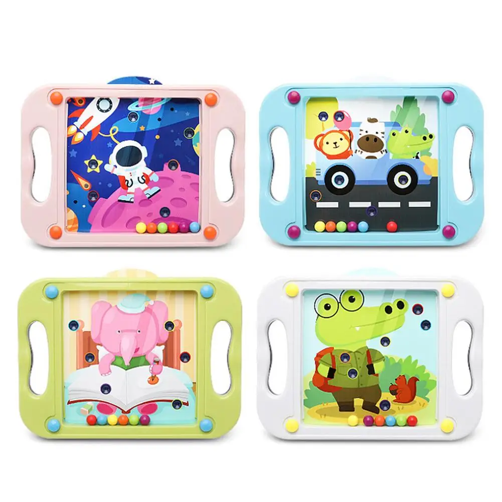 

Children 3D Maze Educational Toy Baby Balance Ball Maze Board Puzzle Montessori Maze Balance Game Popular Toys Gift For Kids