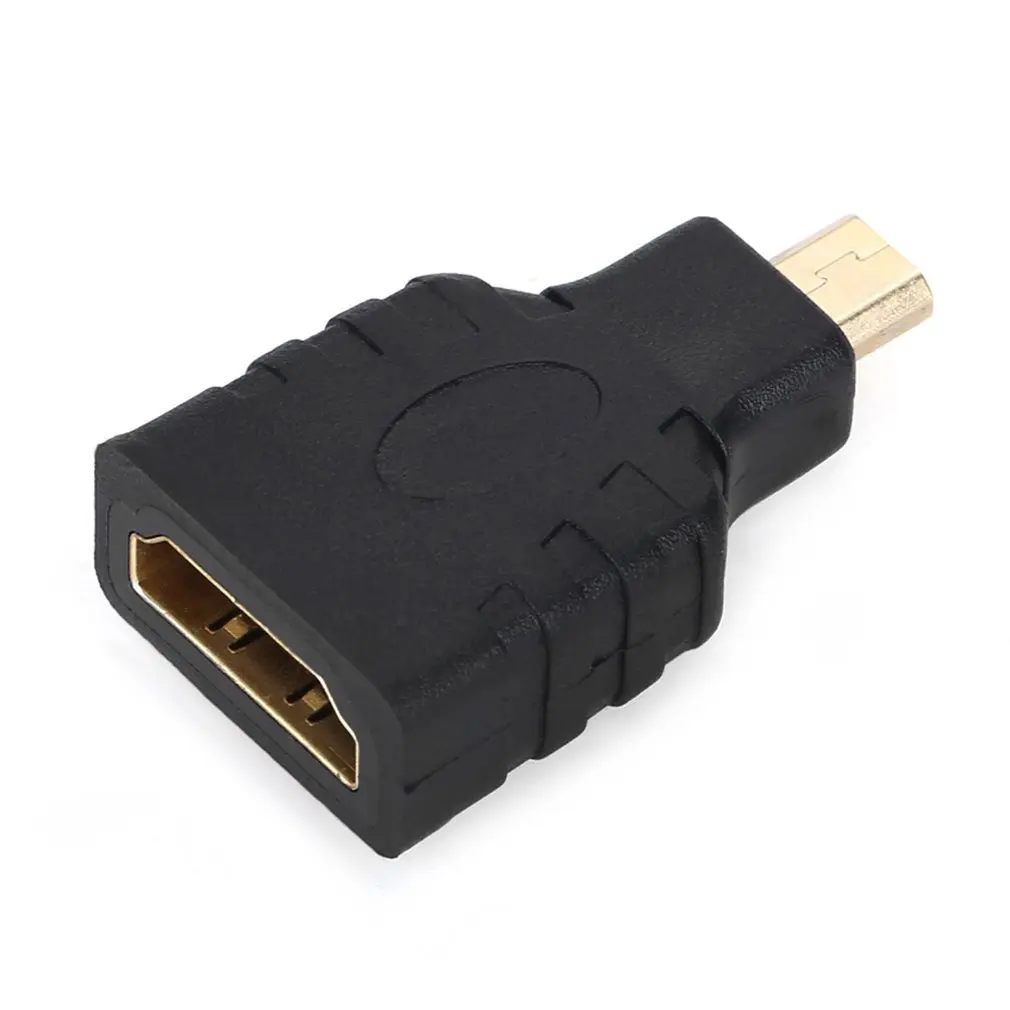 

ONLENY HDMI-compatib Female to MicroTYPE D Male Plug Adapter Gold-plated Connector F/DM Adapter Converter for LCD Tvs