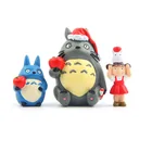 Фигурка японского аниме Koteta, экшн-модель Mi Vecino Totoro, мини-фигурка из смолы, подарок для детей, игрушка, Рождественское украшение для дома