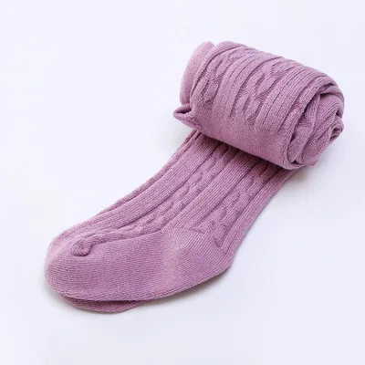 purple 6 цветов, весенне-Осенние Колготки ярких цветов для маленьких девочек, танцевальные колготки для балета Детские Чулочные изделия милые штаны - Цвет: purple