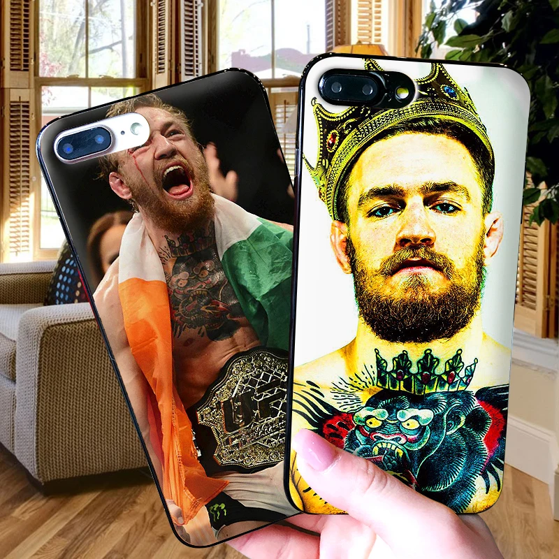 Чехлы для iPhone XR XS Max X 6 6S 7 8 Plus Conor McGregor UFC мягкая IMD задняя крышка телефона