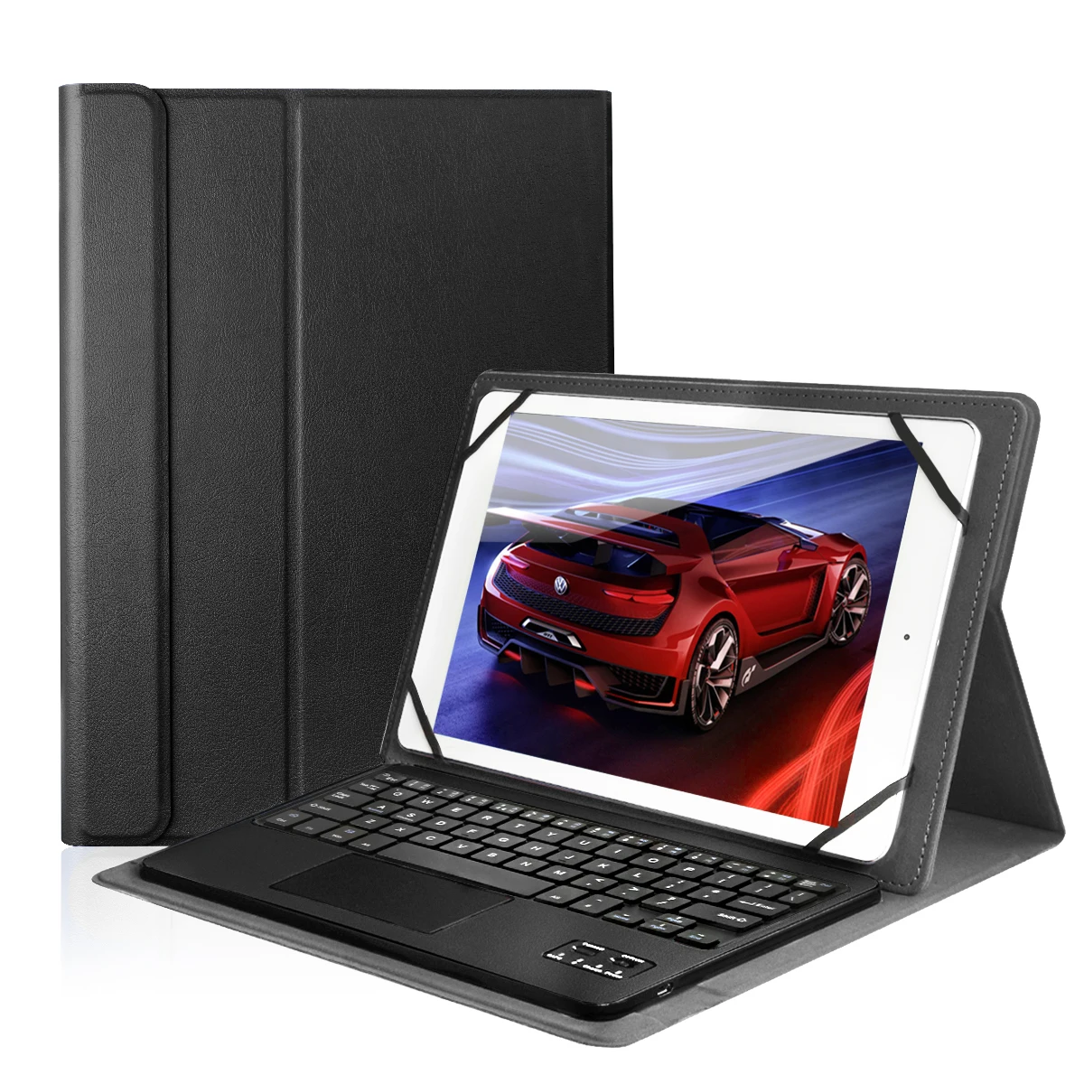 case with keyboard Чехол-подставка с клавиатурой Bluetooth для samsung Galaxy Tab A Tab S 9," 10,1" 10," дюймов, универсальный IOS Android Windows - Цвет: case with keyboard
