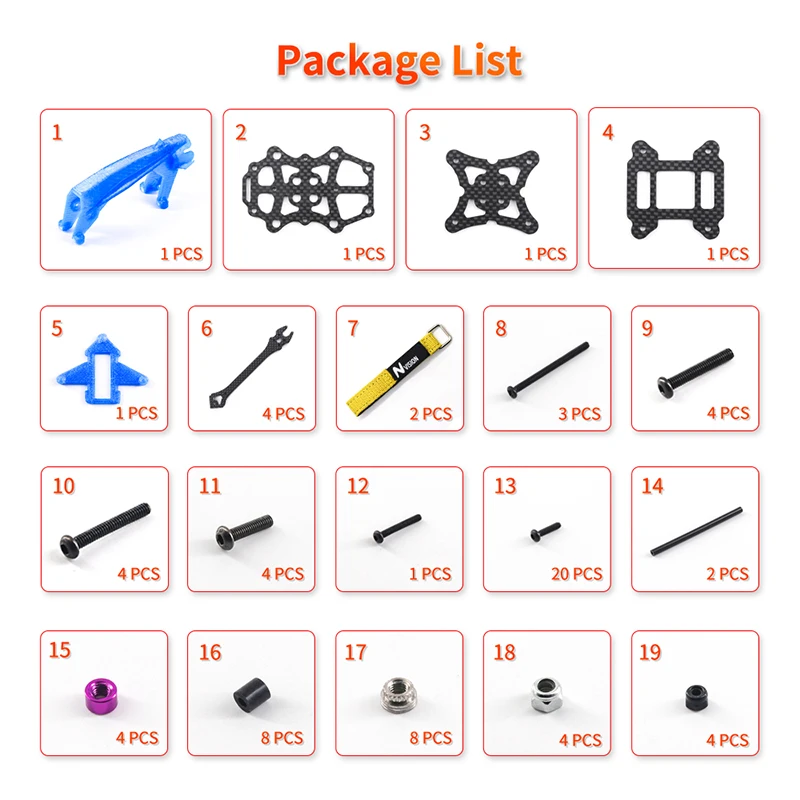 tcmmrc gyarados 230 мм fpv рама 5 дюймов зубочист